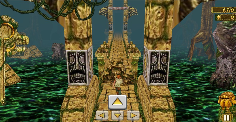 Temple Run tem versão jogvel com teclado na Poki — Foto: Reprodução/Róbson Martins