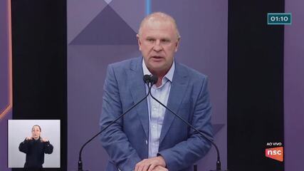 Debate SC: Considerações finais do candidato ao governo Gelson Merisio (PSB)