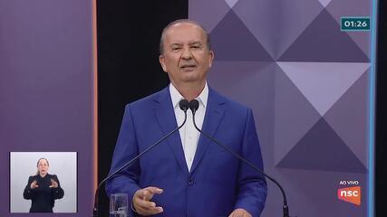 Debate SC: Considerações finais do candidato ao governo Jorginho Mello (PL)
