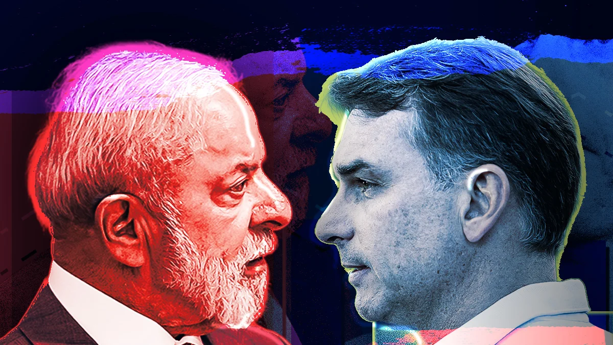 Lula tem 45,3% em primeiro turno, e Flávio Bolsonaro, 42,2%, diz AtlasIntel