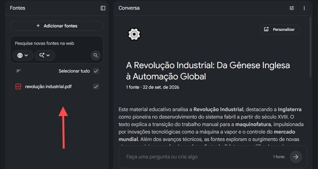 Prompt para transformar PDF em mapa mental no NotebookLM: veja como fazer