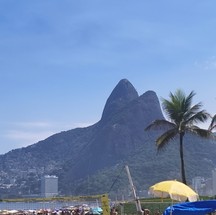 Praia de Ipanema - foto tirada no modo retrato 85 mm — Foto: João Santos/TechTudo