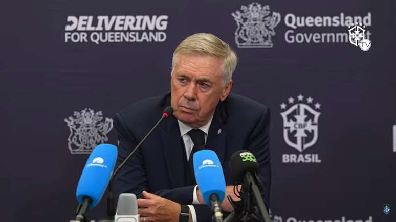 Arrependimento da Copa? Ancelotti explica escolha por Vini Jr. para bater pênalti contra Austrália