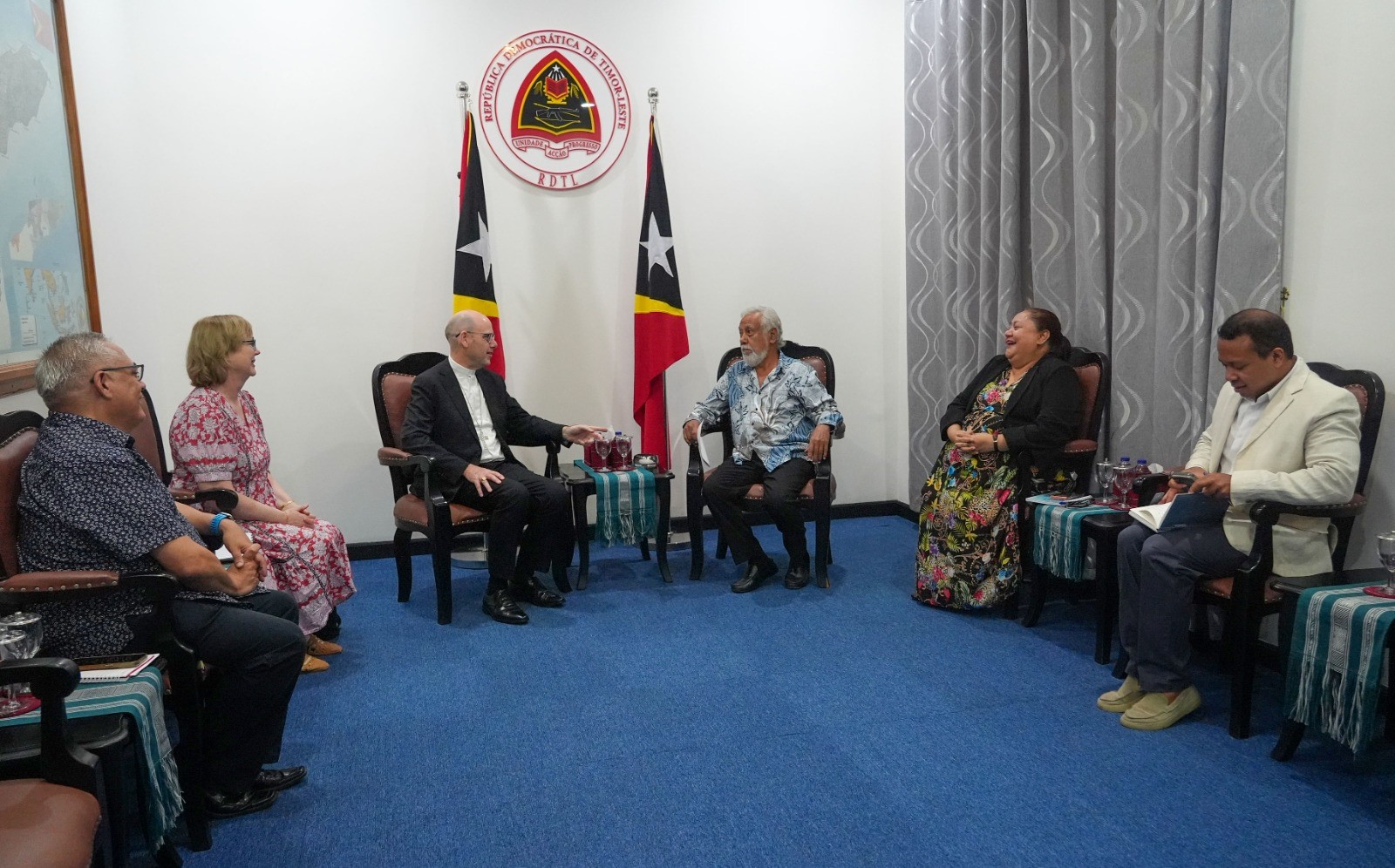 Imagem da matéria: Caritas Austrália debate apoiu ba Timor-Leste ho Primeiru Ministru