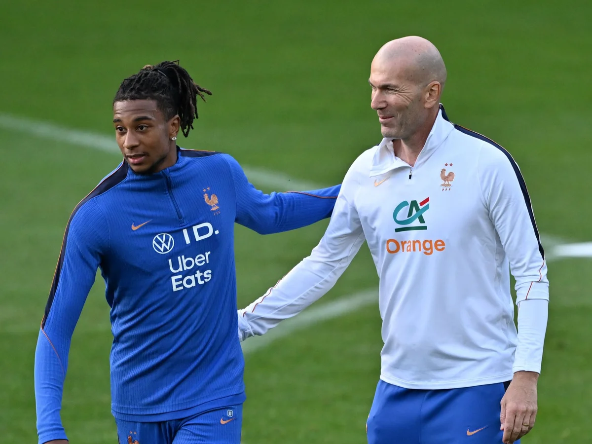Zidane se rende a Olise após golaço contra Bélgica: "Puro Talento"