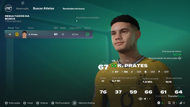 Modo Carreira no EA FC 27: 10 melhores promessas brasileiras para ter no time
