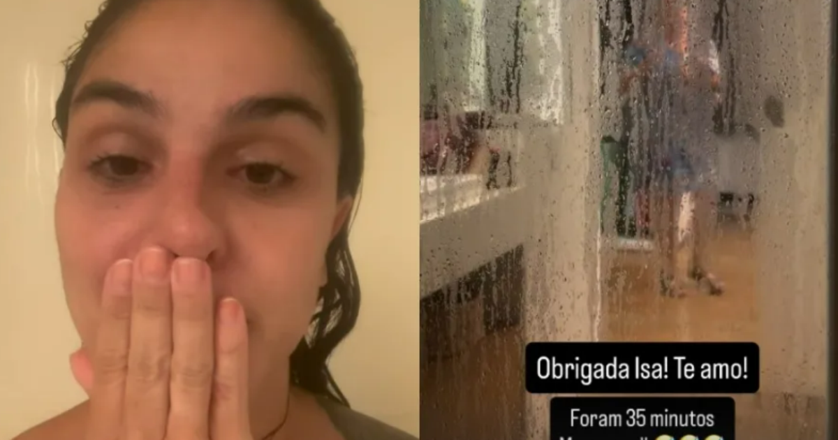 Noiva de Fábio Porchat fica presa dentro de box do banheiro e chama sogra para ajudá-la: 'Humilhação'