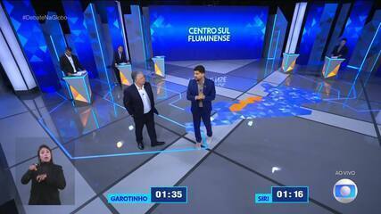 Debate RJ: Anthony Garotinho (Republicanos) pergunta para William Siri (Psol) sobre agricultura na região centro-sul fluminense