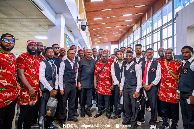 PHOTOS: Peter Obi watches Ikorodu City beat Rangers 2-0 in Lagos