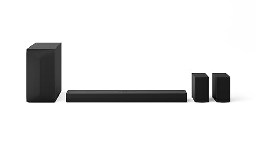 Home Theater Soundbar LG 440W RMS, 5.1 Canais, Bluetooth 5.3, Dolby Digital - S60TR