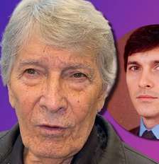 Juan Ferrara atualmente, aos 82 anos, e na década de 1980, no auge de sua fama de galã Foto: Reproduções