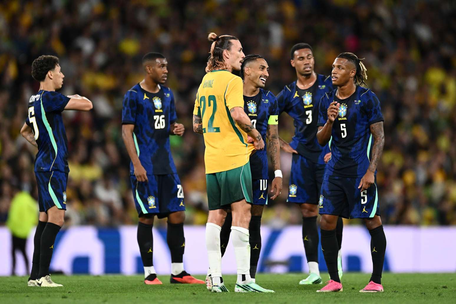 Brasil venceu a Austr&aacute;lia por 4 a 2 neste ter&ccedil;a-feira, 29