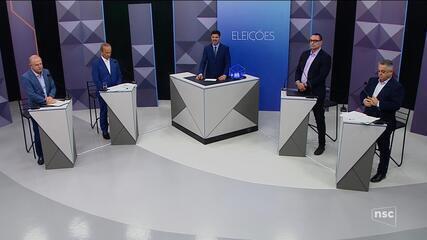 Debate candidatos a governador de SC - Bloco 4