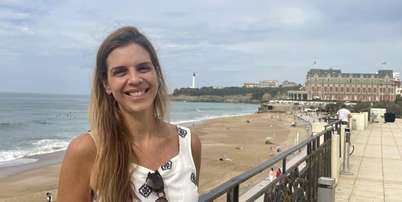 A produtora Mariana Genescá em Biarritz, em 28 de setembro de 2027. Foto: RFI