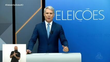 Debate entre os candidatos ao governo de Rondônia. O primeiro bloco foi de tema livre.