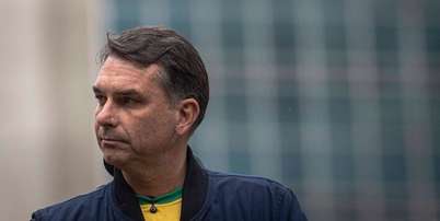 Flávio Bolsonaro confirmou que participará de debate na Globo Foto: Taba Benedicto/Estadão / Estadão