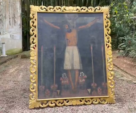 PF recupera no Rio pintura peruana do século XVII que seria vendida após entrar ilegalmente no Brasil