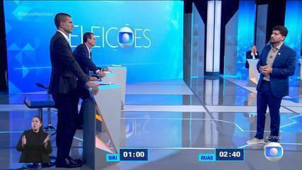 Debate RJ: William Siri (Psol) pergunta para Douglas Ruas (PL) sobre Rioprevidência