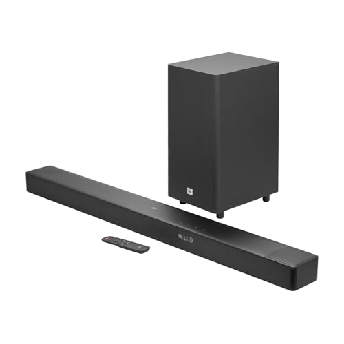 Soundbar JBL Cinema SB595, 5.1 Canais, com Subwoofer, Bluetooth, Preta