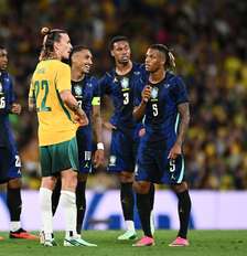 Brasil venceu a Austrália por 4 a 2 neste terça-feira, 29 Foto: Albert Perez/Getty Images