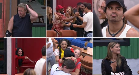 Tina Calamba sobe em cima da mesa durante treta com Daniel Erthal e dispara: “Você queria me beijar”