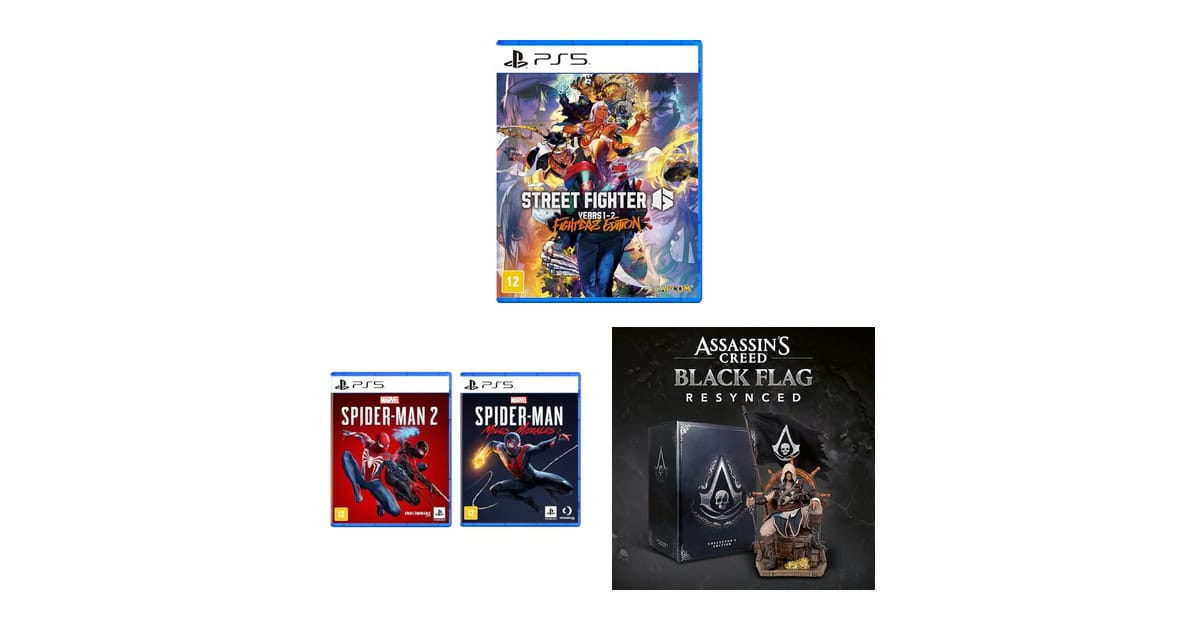Economize no PlayStation 5: seleção de jogos em promoção na Amazon
