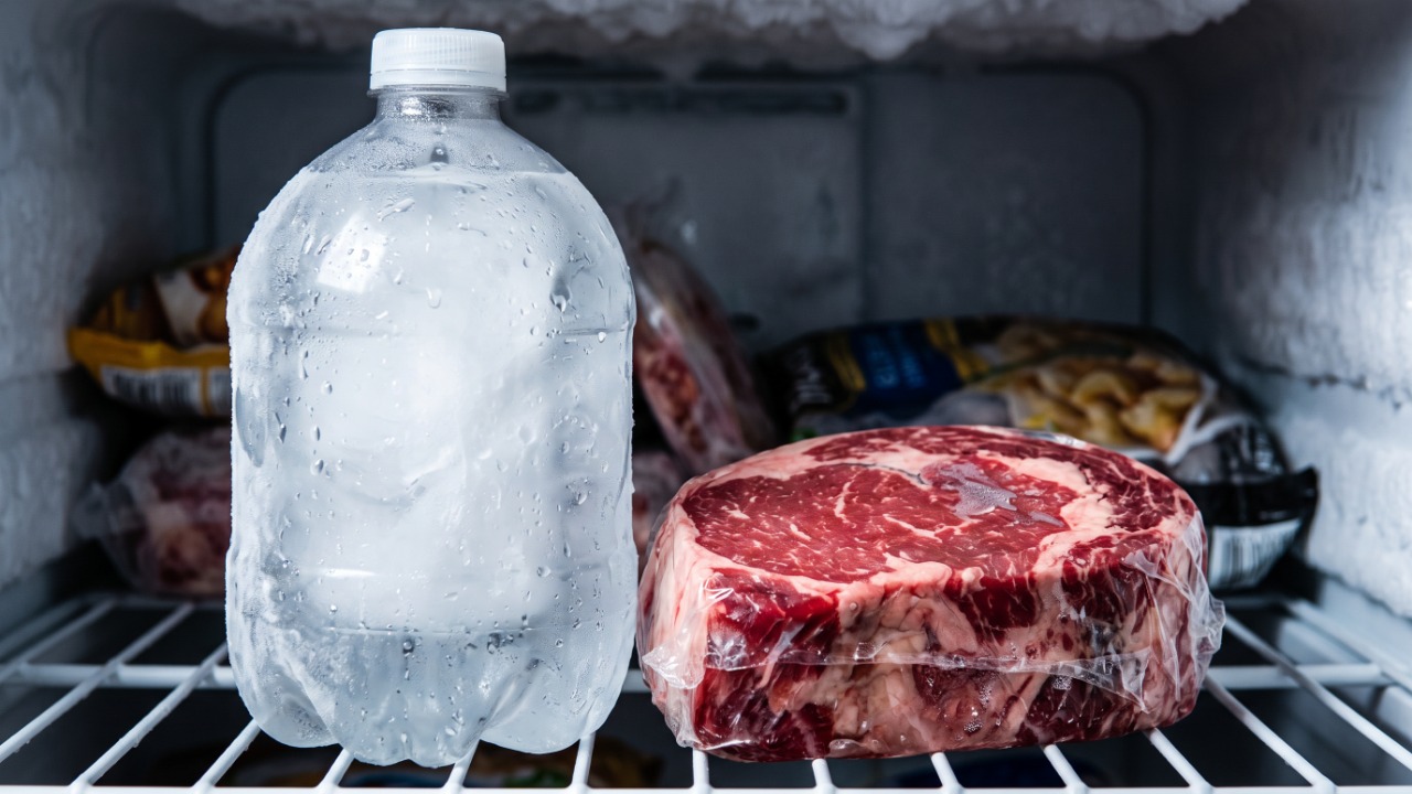Encher os espaços vazios do freezer com garrafas de água ajuda mesmo a conservar o frio? O detalhe que pouca gente testa
