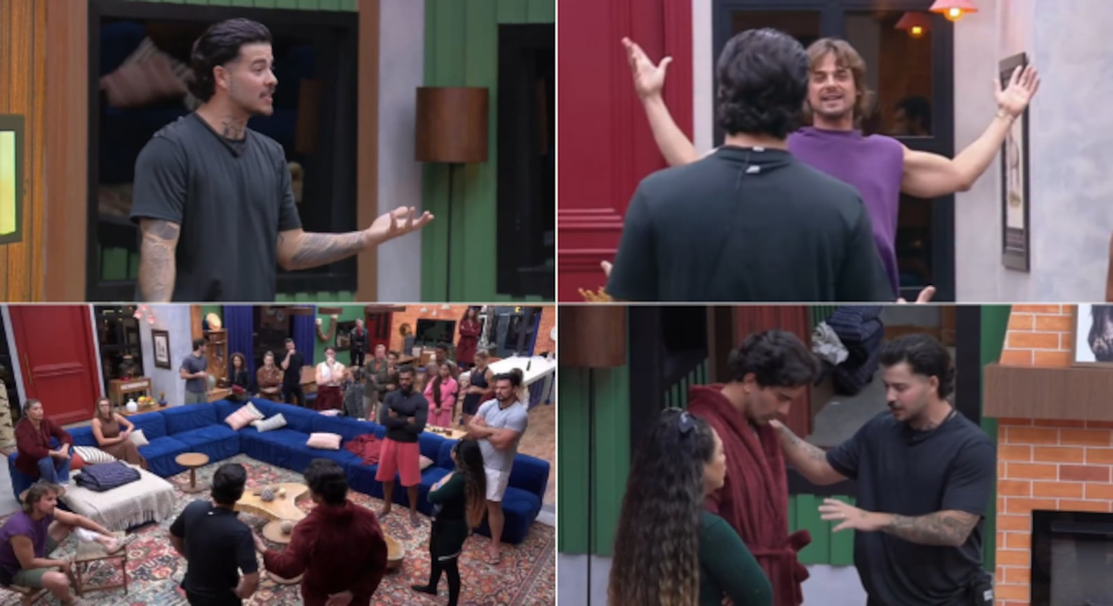 Jottapê começou uma treta com Daniel e terminou tento que se explicar para aliados Reprodução/RecordPlus