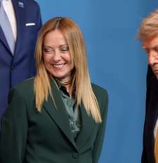 Meloni e Trump têm relação de 'amizade' Foto: ANSA / Ansa - Brasil