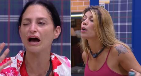 Tina Calamba sobe em cima da mesa durante treta com Daniel Erthal e dispara: “Você queria me beijar”