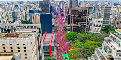 Presidente da Rep&uacute;blica, Luiz In&aacute;cio Lula da Silva, durante ato "Lula em S&atilde;o Paulo, O Brasil Pronto Pra Mais" na Avenida Paulista, em S&atilde;o Paulo - SP. Foto: Ricardo Stuckert