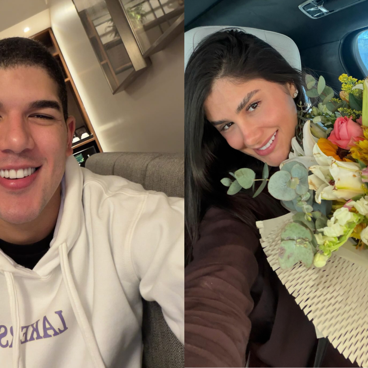 Zé Vaqueiro surpreende a ex-mulher com buquê de flores e ganha declaração: 'Eu o amo'