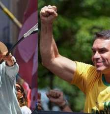 Lula e Flávio encerram campanha em redutos estratégicos do Sudeste Foto: Estadão/Reuters