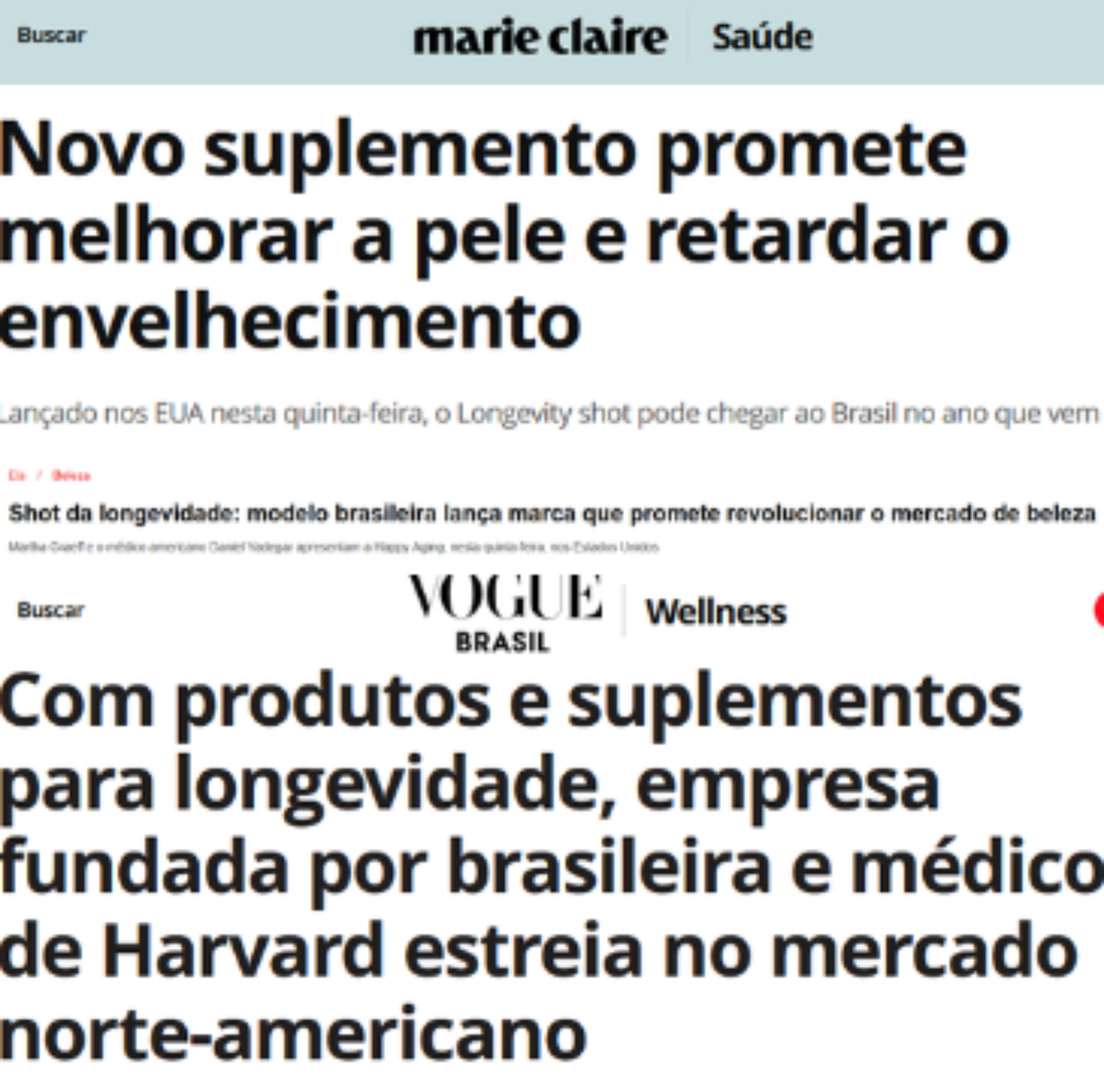 Mat&eacute;rias sobre empresa de Martha Graeff foram publicadas no dia 17 nas vers&otilde;es digitais das revistas do Grupo Globo