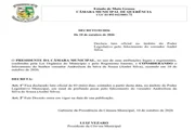 Câmara Municipal de Querência declarou luto de três após morte do vereador