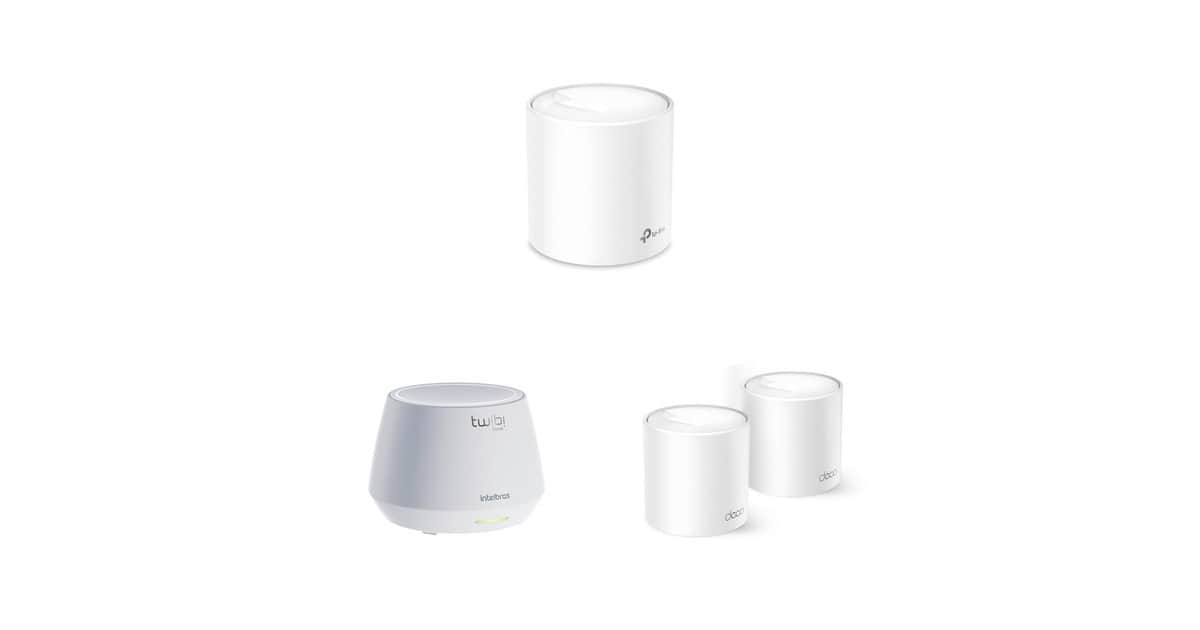 Quer turbinar o Wi-Fi de casa? Confira uma seleção de roteadores mesh em promoção na Amazon