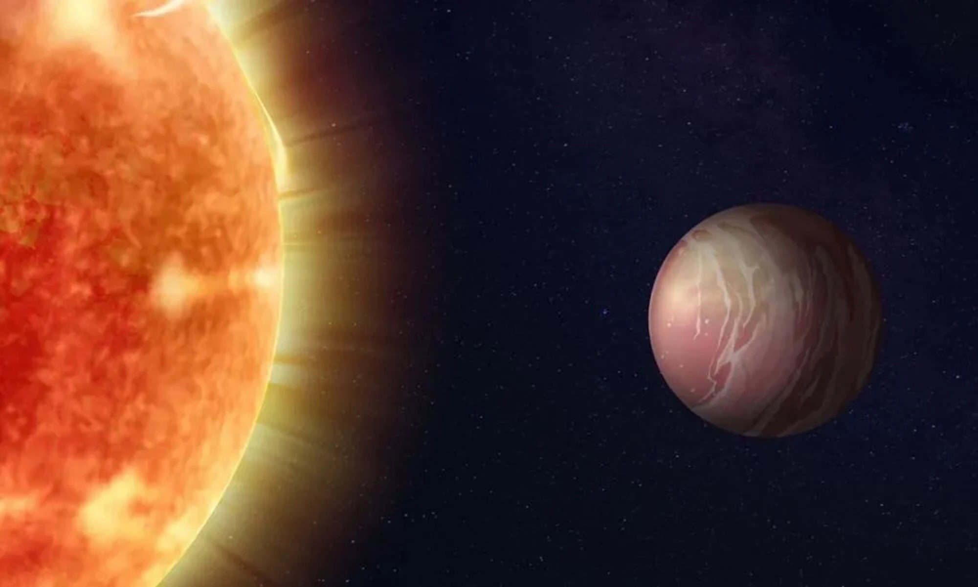 Planeta coberto de lava desafia cientistas ao manter atmosfera contra todas as expectativas