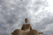 Estátua na fachada do STF