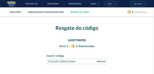 Códigos de Pokémon GO para resgatar em outubro de 2026