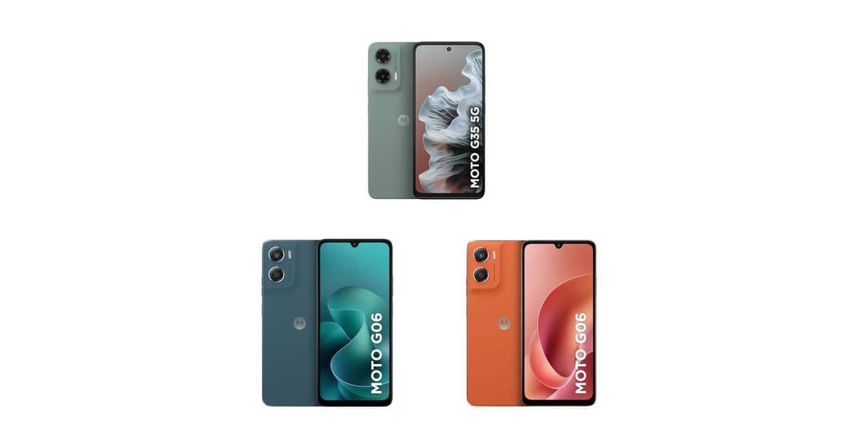 Motorola em destaque: uma seleção de smartphones com 5G, câmera com IA e bateria potente